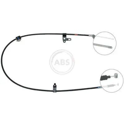 Cable de accionamiento, freno de estacionamiento A.B.S. K19317 No Te Lo Pierdas